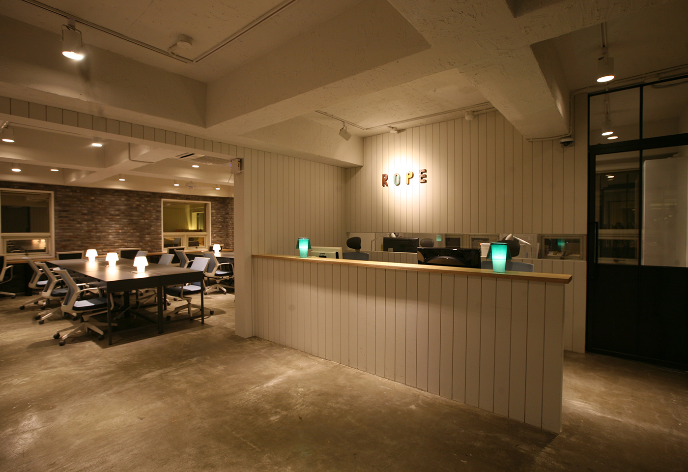 크리프 인테리어 - ROPE co-working space_2F WORK STATION
